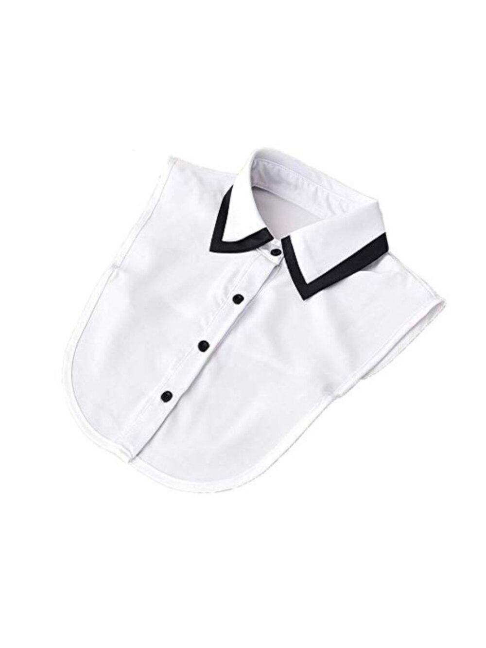 Women's Detachable Shirt Collar Dickey Blouse Chiffon Cotton Fake Collar